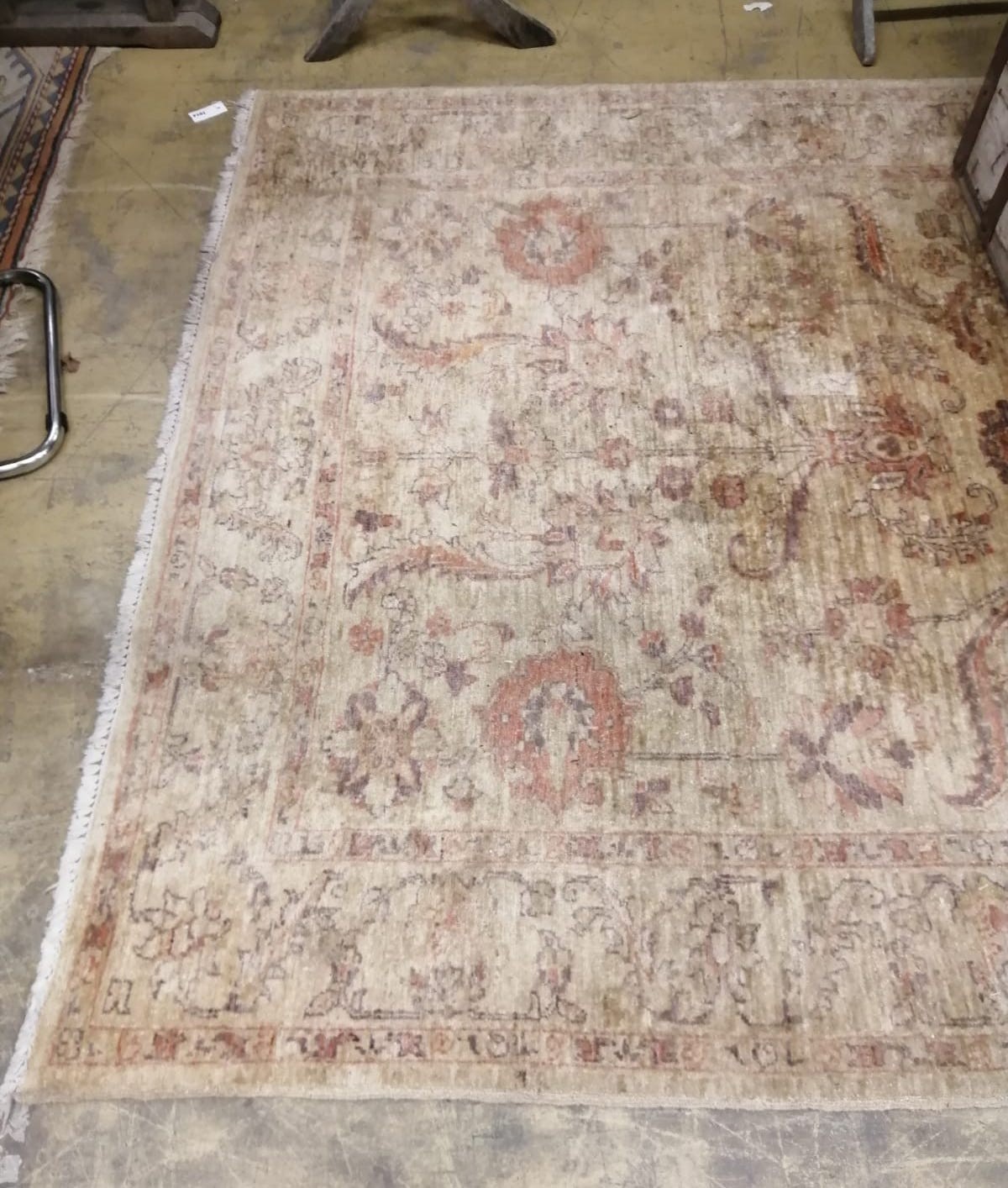 A Ziegler style gold ground carpet, 260 x 190cm